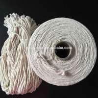 Many Strings Open End Polyester Blended Cotton Mop Yarn in Roll Wrap